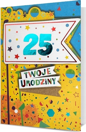 Picture of KUKARTKA Karnet B6 Urodziny (wymienne cyfry)