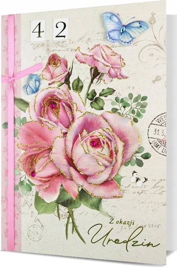 Picture of KUKARTKA Karnet B6 Urodziny (wymienne cyfry)