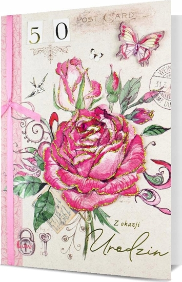 Picture of KUKARTKA Karnet B6 Urodziny (wymienne cyfry)