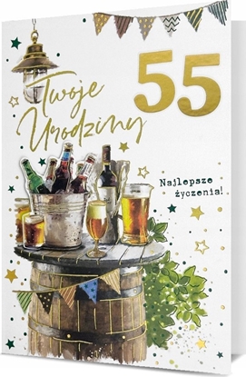 Picture of KUKARTKA Karnet B6 Urodziny (wymienne cyfry)