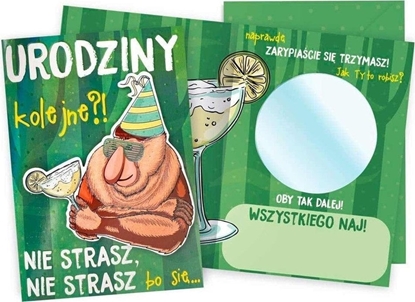 Picture of KUKARTKA Karnet B6 Urodziny mskie lusterko