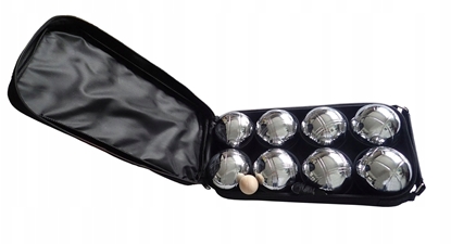 Picture of Kule Boule Bule Petanque do Gry Metalowe Solidne KUBISPORT 72 mm 8 szt.