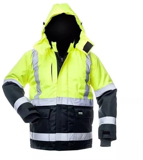 Picture of Kurtka mska CIRIUS JACKET CANVAS HI-VIS WJ-8946 YEL/BLU L