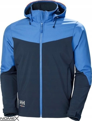Изображение Kurtka mska Helly Hansen Jacket HELLY HANSEN Oxford Softshell, light blue XL