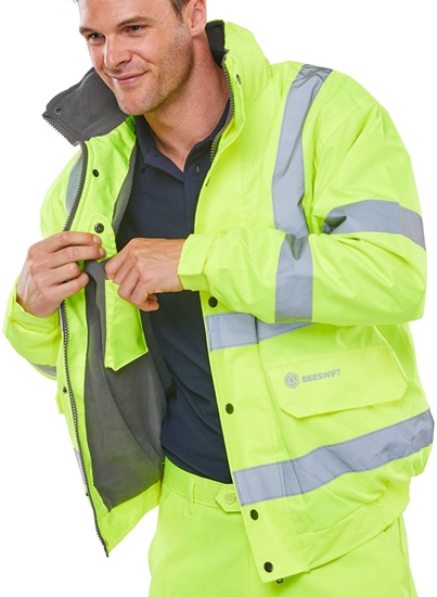 Изображение Kurtka ostrzegawcza BEESWIFT Bomber, rozm. L, óta