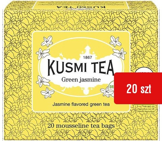 Picture of Kusmi Tea - Green Jasmine Bio - Herbata 20 saszetek