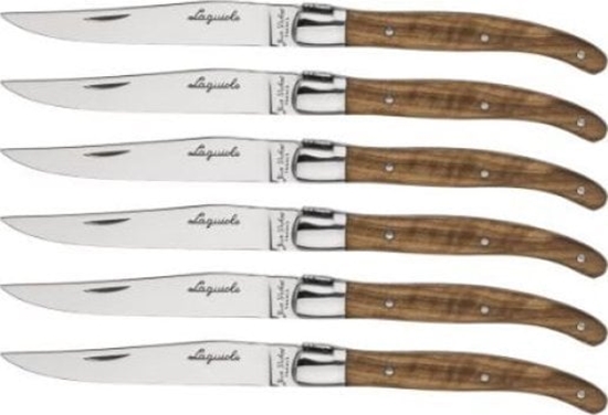 Picture of Laguiole Tradition Jean Dubost Laguiole 6 pcs. Knife Set, Olive Wood