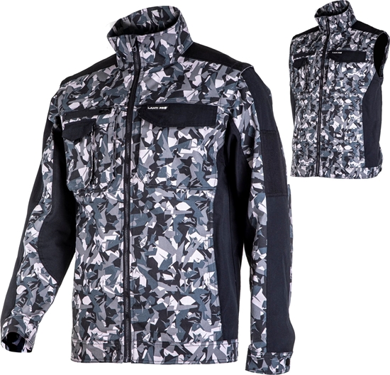 Picture of Lahti Pro BLUZA Z ODPINANYMI RKAWAMI SZARO-CZARNA, "XL", CE, LAHTI