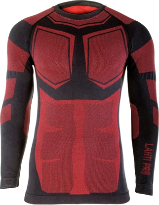 Picture of Lahti Pro KOSZULKA TERMOAKTYWNA CZARNO-CZERWONA, "L/XL", CE, LAHTI