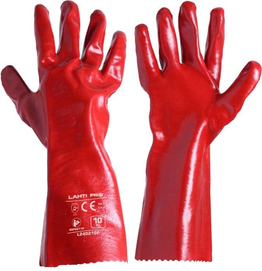 Изображение Lahti Pro Rkawice ochronne PVC dugie rozmiar 10 (L240210W)