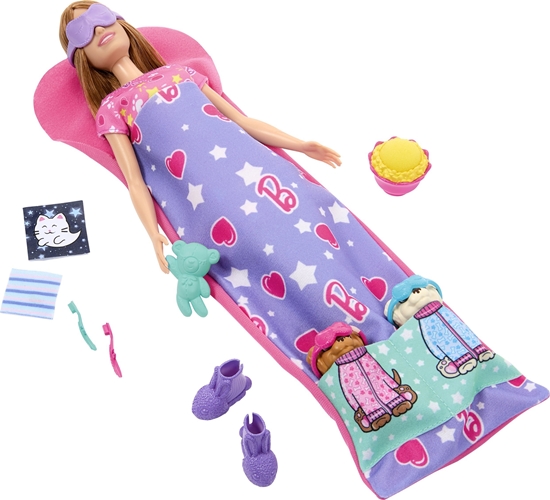 Picture of Lalka Barbie Mattel Mattel Barbie Puppy Pajama Party Doll