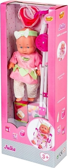 Picture of Lalka Julka 30cm w wózku