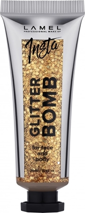 Attēls no Lamel LAMEL Insta Brokat w elu Glitter Bomb do twarzy i ciaa nr 402 20ml