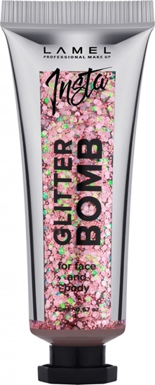 Picture of Lamel LAMEL Insta Brokat w elu Glitter Bomb do twarzy i ciaa nr 403 20ml