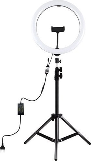 Picture of Lampa piercieniowa Puluz LED iedin lempa 30cm, su trikoju stovu iki 1.1m ir telefono laikikliu