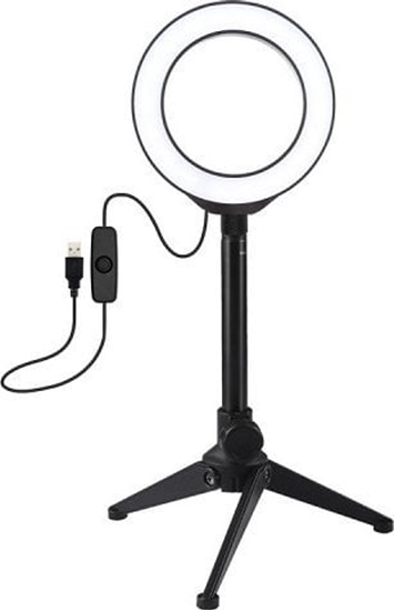 Picture of Lampa piercieniowa Puluz Ring LED lamp 12cm, with tripod table st