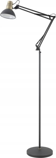 Picture of Lampa podogowa Azzardo GTV Artemia F LP-ART-F-E27-10-DEC lampa stojca podogowa 1x40W E27 czarna/zota