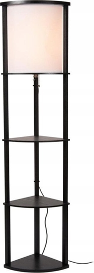 Picture of Lampa podogowa DELIGHT Lucide Menno 44798/81/30 lampa stojca podogowa loft kwietnik metalowa 1x60W E27 czarna/beowa