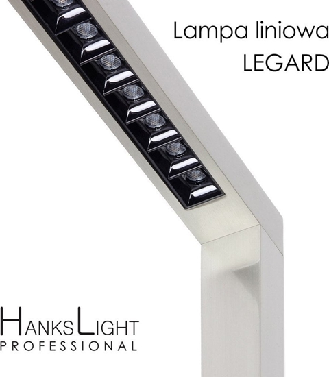 Picture of Lampa podogowa HanksLight Lampa LED,HanksLight,stojca, alu,1200*2146mm,up21W/down36W,4000K