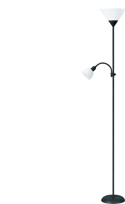 Attēls no Lampa podogowa Platinet PLATINET FLOOR LAMP E27+E14 BLACK [45178]