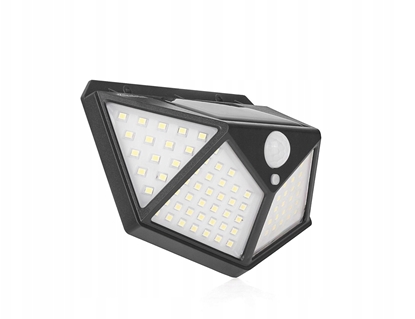 Attēls no Lampa solarna z czujnikiem zmierzchu i ruchu 50W (nawietlacz 100led) (100)