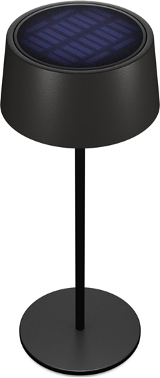 Picture of Lampa stoowa Realpower RealPower LED-Solar Tischlampe dimmbar mit Akku,schwarz