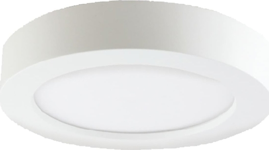 Изображение Lampa sufitowa Orno CITY LED 20W, oprawa downlight, natynkowa, okrga, 1600lm, 3000K, biaa, wbudowany zasilacz LED