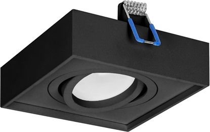 Attēls no Lampa sufitowa Orno SORMUS S ramka dekoracyjna oprawy punktowej, MR16/GU10 max 50W, regulowana, kwadrat, czarna,AD-OD-6168/B