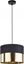 Attēls no Lampa wiszca TK Lighting Lampa sufitowa wiszca 110cm Czarno-zoty klosz 20cm 1xE27 Londyn gold