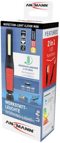 Picture of Lampa warsztatowa Ansmann IL230R, 230lm, akumulator