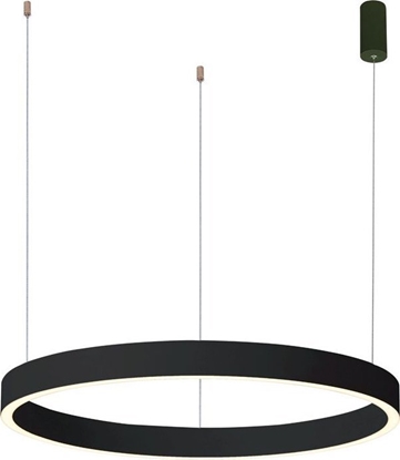 Attēls no Lampa wiszca Italux Italux Brasco Down PND-56215-060RPP-BK-3KS4K-TRDIMM lampa wiszca zwis 1x40W LED 3000-4000K biaa/czarna