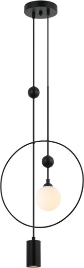 Picture of Lampa wiszca Italux Lampa wiszca Trosti PND-428892-BK Italux do salonu koo czarne