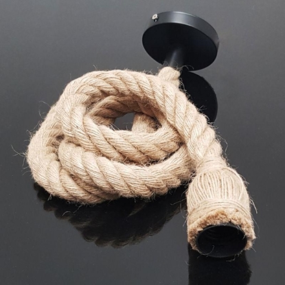 Picture of Lampa wiszca Ledin Marynistyczna lampa wiszca Lin249877 oprawka na arówk lina rope