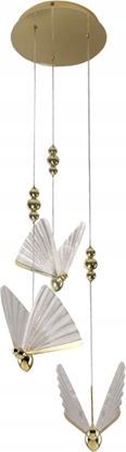 Picture of Lampa wiszca Light Prestige Light Prestige Mariposa LP-1715/3P lampa wiszca zwis elegancka designerska motyle 3x24W LED CCT 3000-4000-6000K zota