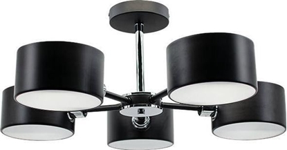 Picture of Lampa wiszca Mdeco LAMPA sufitowa ELM3020/5 BL 8C MDECO abaurowa OPRAWA metalowe molekuy czarne chrom