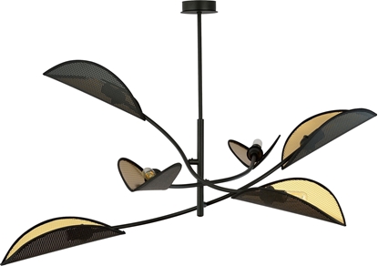 Picture of Lampa wiszca Orno PETALO lampa wiszca, moc max.6x40W, E14, czarno-zota