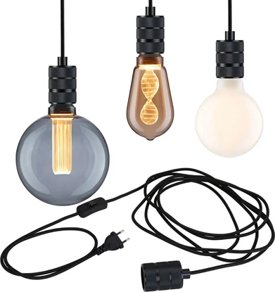 Picture of Lampa wiszca Paulmann Lampa wiszca z wycznikiem Neordic Tilla max.20W E27 grafitowo-czarny 230V