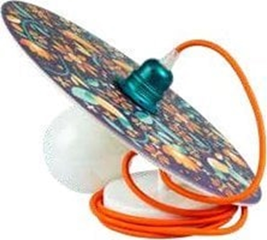 Picture of Lampa wiszca Segula Segula UFO, Flexible mount, Multicolour, Multi, Flowers, Round, Design