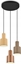 Picture of Lampa wiszca Sourcing PENDANT LAMP AGUDO 3-PC E27 MULTICOLOR
