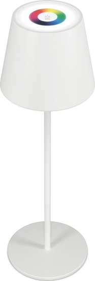 Picture of Lampka biurkowa Realpower RealPower LED-RGB Tischlampe dimmbar mit Akku,weiss
