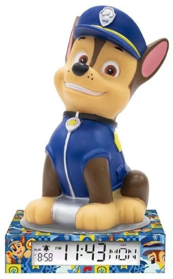 Изображение Lampka Nocna Z Budzikiem Zegar Data Budzik Ekran Lcd Paw Patrol / Psi Patrol / Pw19972