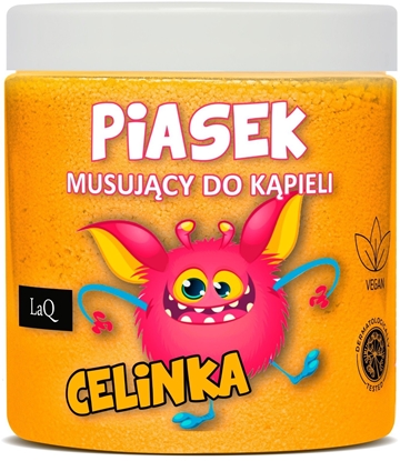 Изображение LAQ_Celinka piasek musujcy do kpieli Pomaraczowy 190g