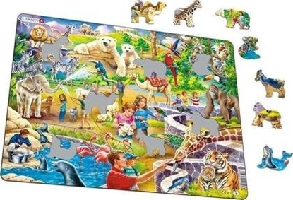 Attēls no Larsen Ukadanka Puzzle zoo Maxi