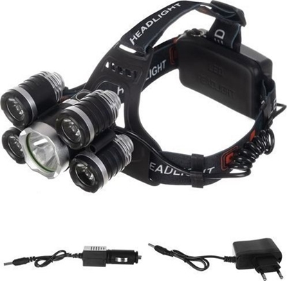 Picture of Latarka czoowa Iso Trade Latarka czoowa 5 x LED T6 CREE