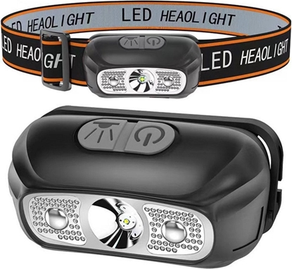 Attēls no Latarka czoowa Lean Latarka Czoowa LED Czoówka Dwa Tryby adowanie USB Do 5h Dziaania