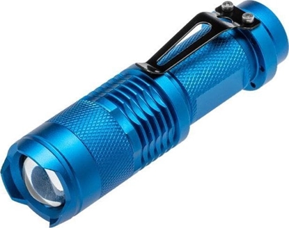 Picture of Latarka Högert Technik Latarka kieszonkowa aluminiowa,1*AA/1*14500 3.7v(bez baterii),5W,250lm,IP20,200m