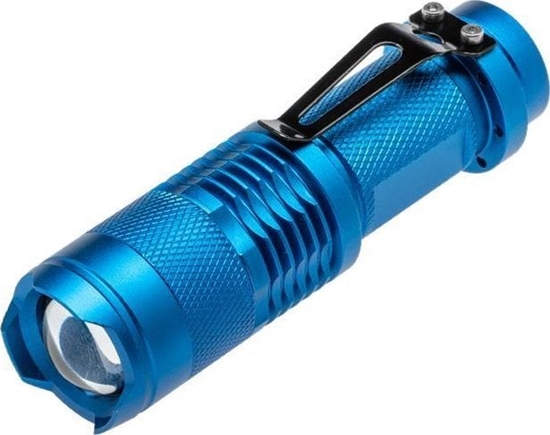 Picture of Latarka Högert Technik Latarka kieszonkowa aluminiowa,1*AA/1*14500 3.7v(bez baterii),5W,250lm,IP20,200m