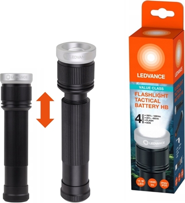 Изображение Latarka Osram LEDVANCE Latarka metalowa LED TAKTYCZNA Na Baterie 15W 6500K FLASHLIGHT