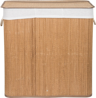 Picture of Laundry box with divider G21 63555173, 150l, bamboo