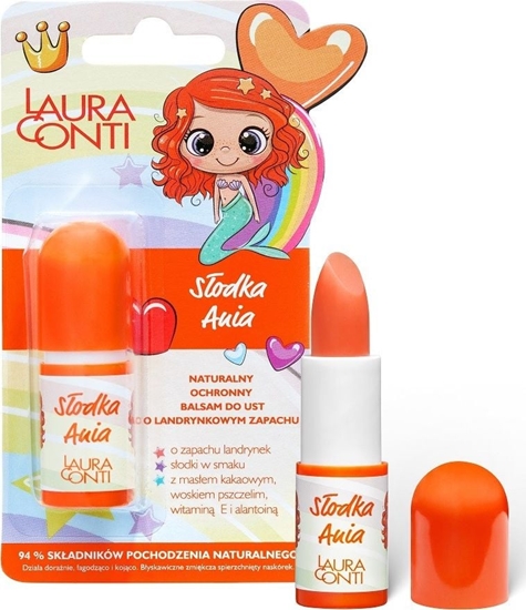 Picture of Laura Conti LAURA CONTI Sodka Ania ochronny balsam do ust o landrynkowym zapachu 3.8g